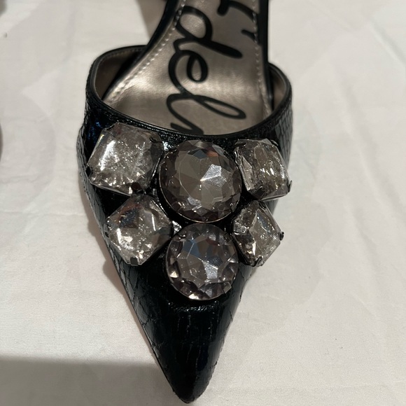 Sam Edelman blk sling back 8.5 - Picture 2 of 5